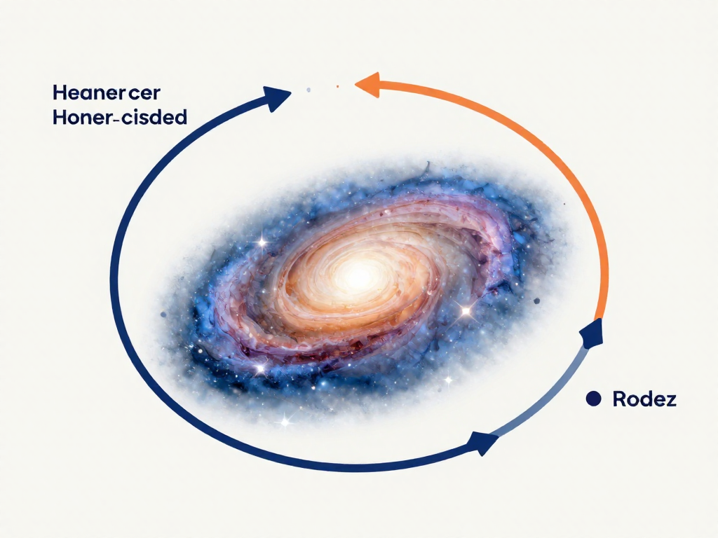 Infographic comparing expected and observed rotation speeds of stars in a galaxy